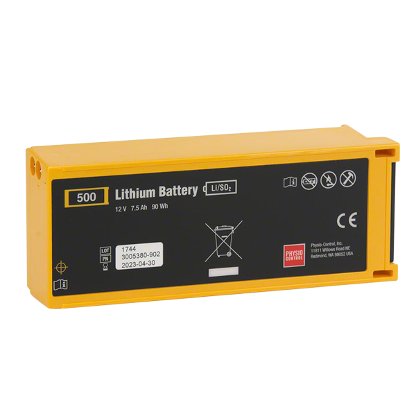 Batteri till Lifepak 500, hjärtstartare & tillbehör av hög kvalité. Alltid med 1 års försäkring & 8 års garanti. 