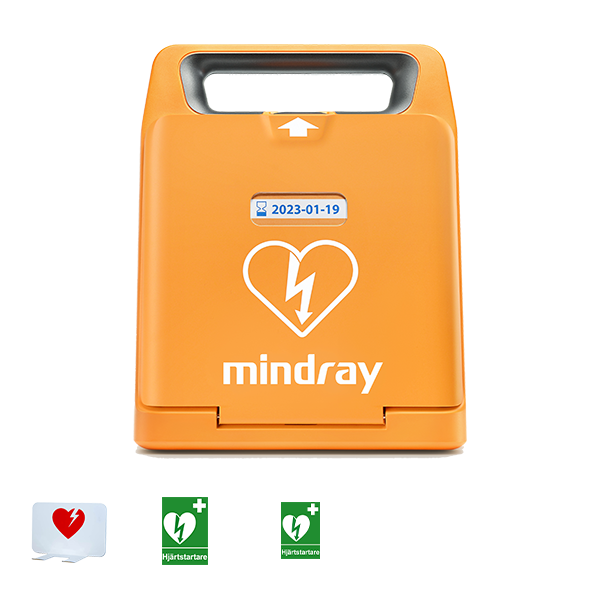 Hjärtstartarpaket Mindray Beneheart C1A med väggfäste, hjärtstartare & tillbehör av hög kvalité. Alltid med 1 års försäkring och 8 års garanti. 