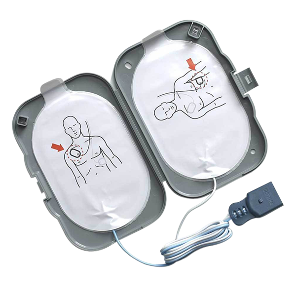 Elektroder som passar till hjärtstartaren Philips FR3. 