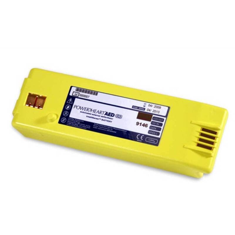 Batteri till Powerheart G3, hjärtstartare & tillbehör av hög kvalité. Alltid med 1 års försäkring & 8 års garanti. 