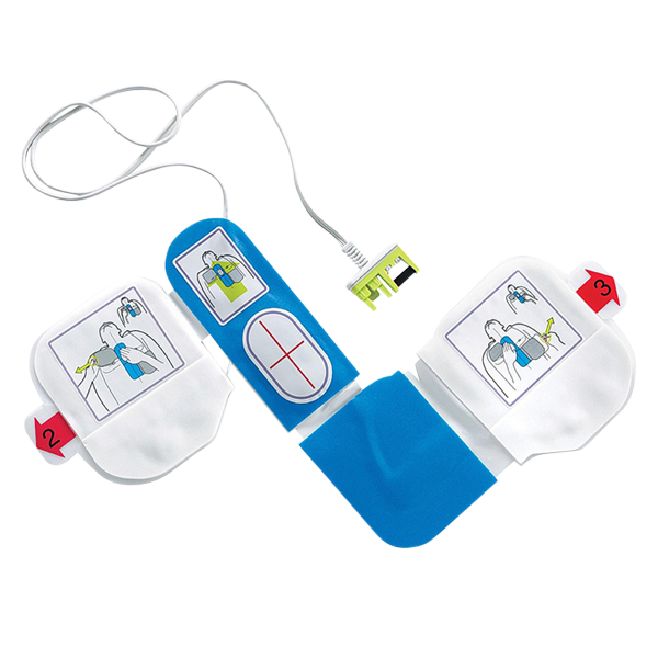 Elektroder för en vuxen person till hjärtstartare AED Plus och AED Pro från Zoll. 
